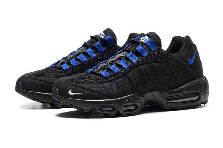 נעלי נייק NIKE AIR MAX 95 BLACK BLUE TURKIZ – תמונה 4