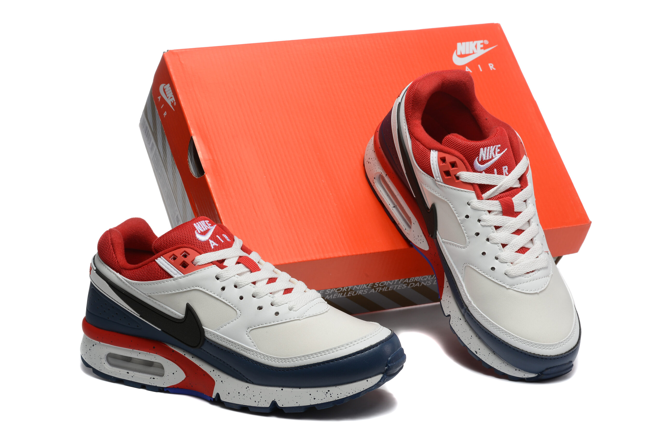 נעלי נייק Nike Air Max BW Perian Blue White Red – תמונה 5