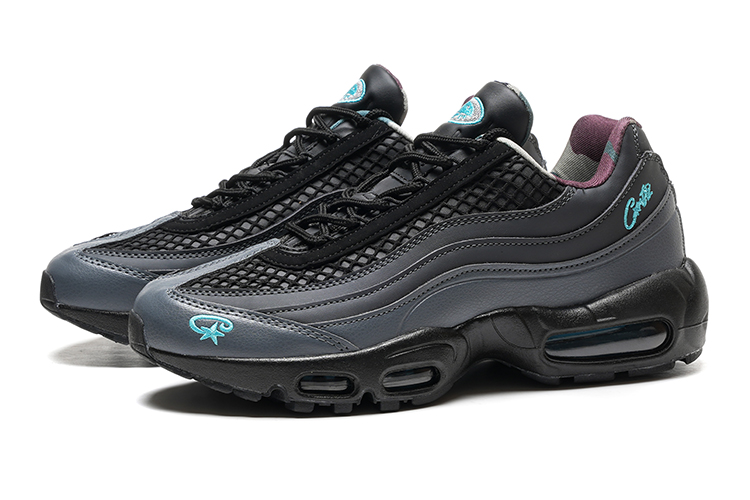 נעלי נייק NIKE AIR MAX 95 BLACK TURKIZ – תמונה 4