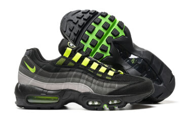 נעלי נייק NIKE AIR MAX 95 BLACK GRAY LEMON TURKIZ