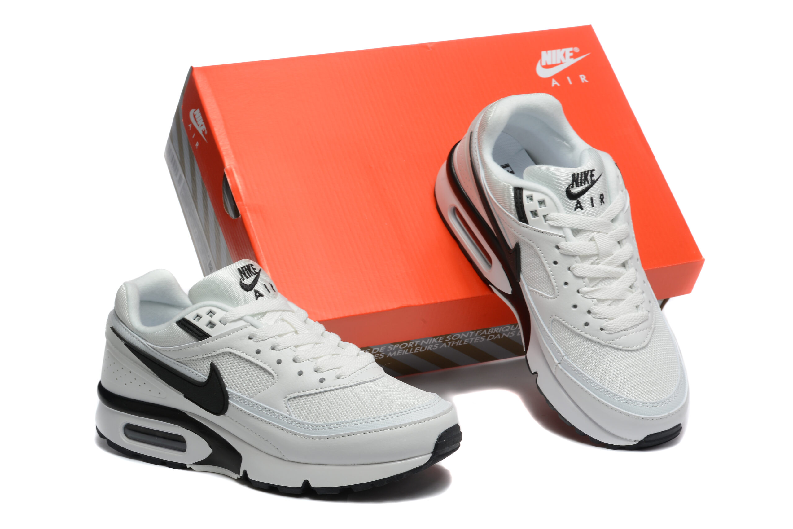 נעלי נייק Nike Air Max BW Perian White Black – תמונה 5