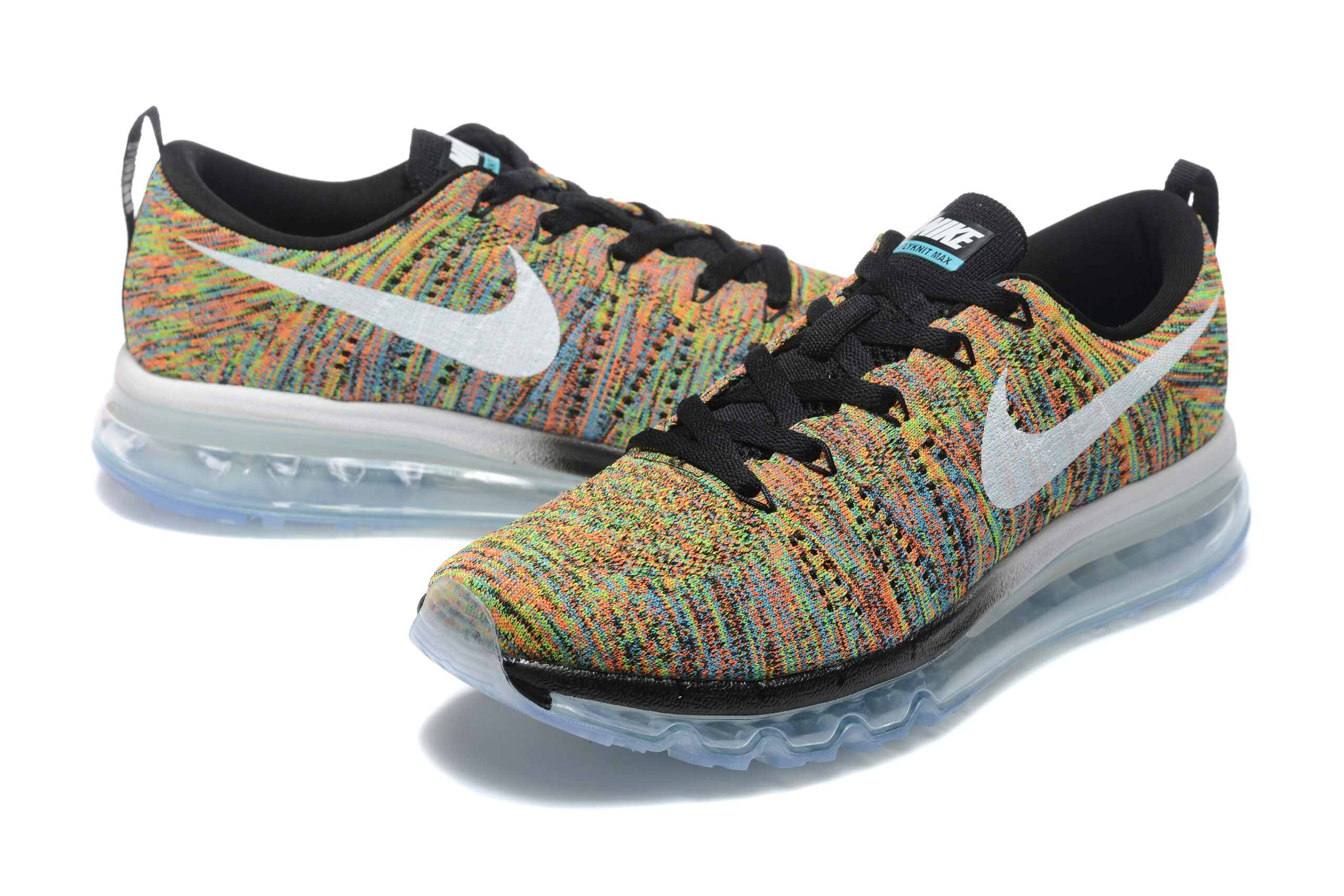 נעלי נייק-Nike air max Flyknit 2014 Multicolor White – תמונה 3