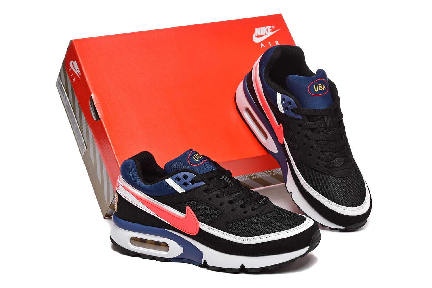 נעלי נייק Nike Air Max BW Perian BLUE RED – תמונה 5