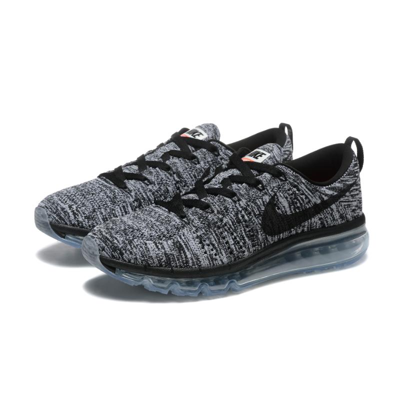 נעלי נייק-Nike air max Flyknit 2014 Black Gray – תמונה 3