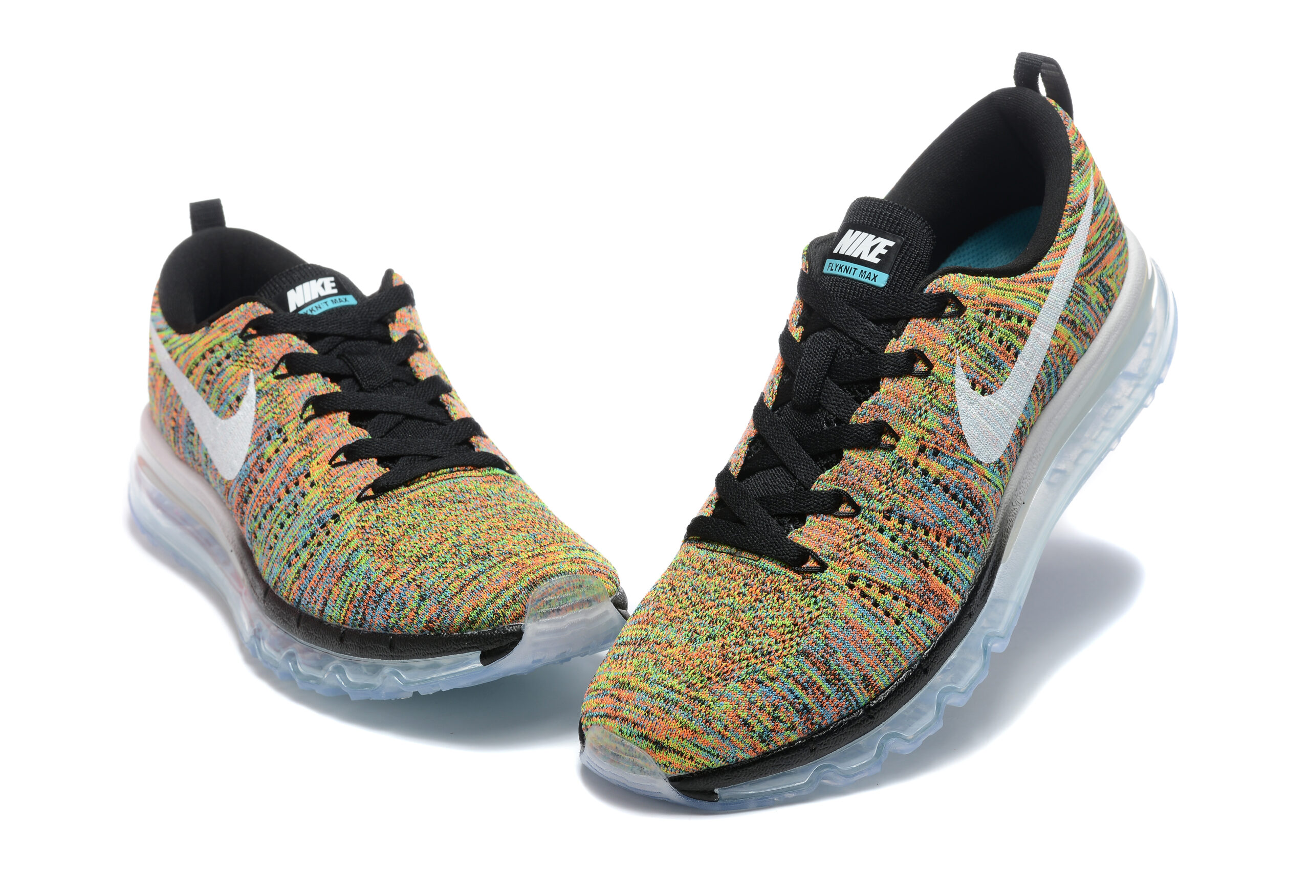 נעלי נייק-Nike air max Flyknit 2014 Multicolor White – תמונה 6