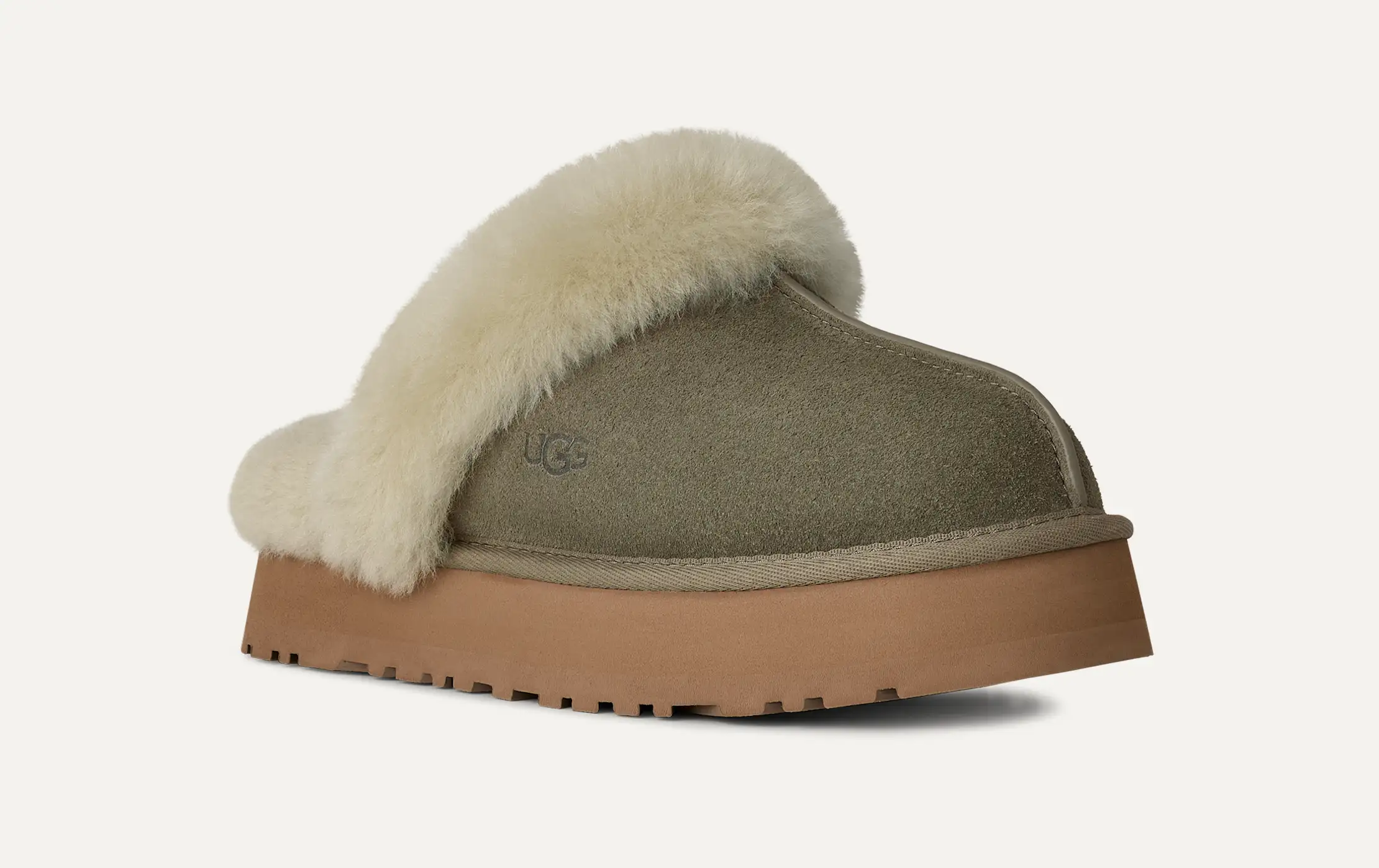 UGG Tazzelle Plush Platform – נעלי האג נשים פרווה פלטפורמה – תמונה 9