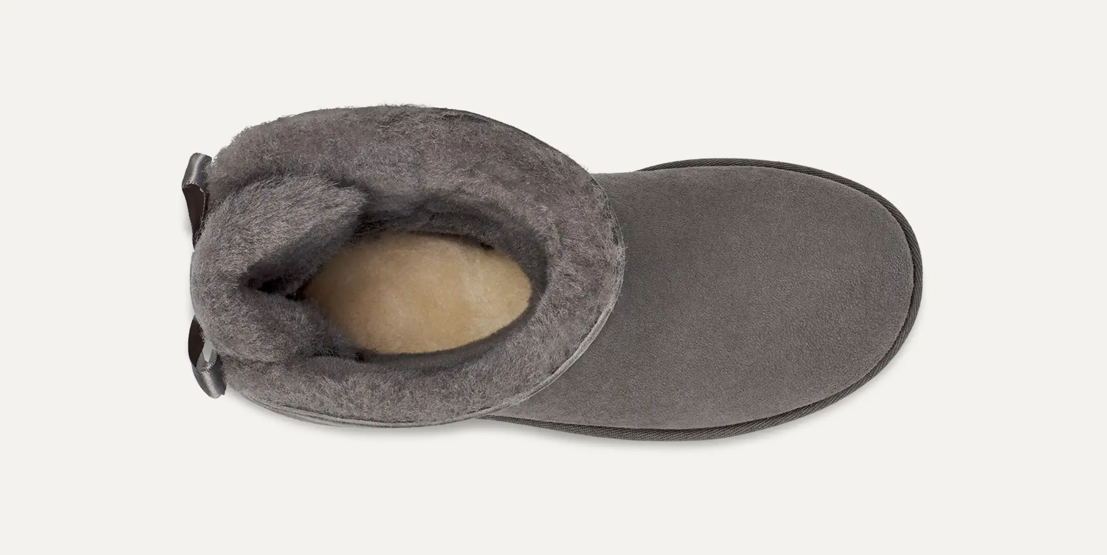 UGG Shearling Bow Boots – מגפי האג נשים עם סרטים אחוריים – תמונה 6