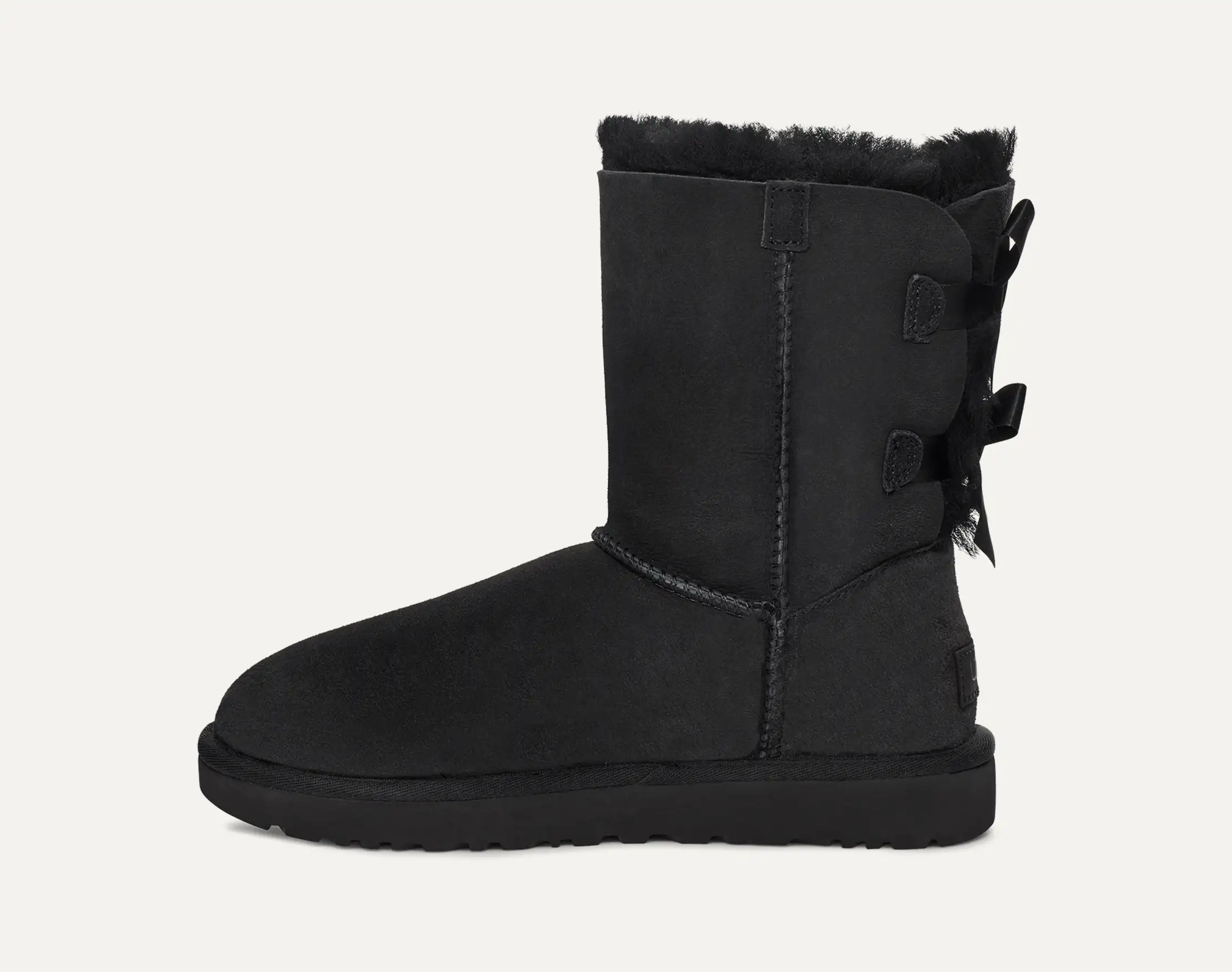 UGG Shearling Bow Boots – מגפי האג נשים עם סרטים אחוריים – תמונה 12