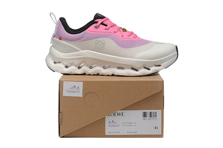 נעלי און קלאוד Cloud ON RUNNING WHITE PINK – תמונה 4