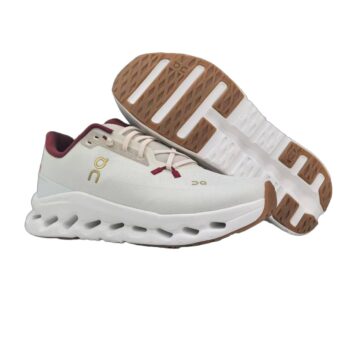 נעלי און קלאוד Cloud ON RUNNING MAROON CREAM