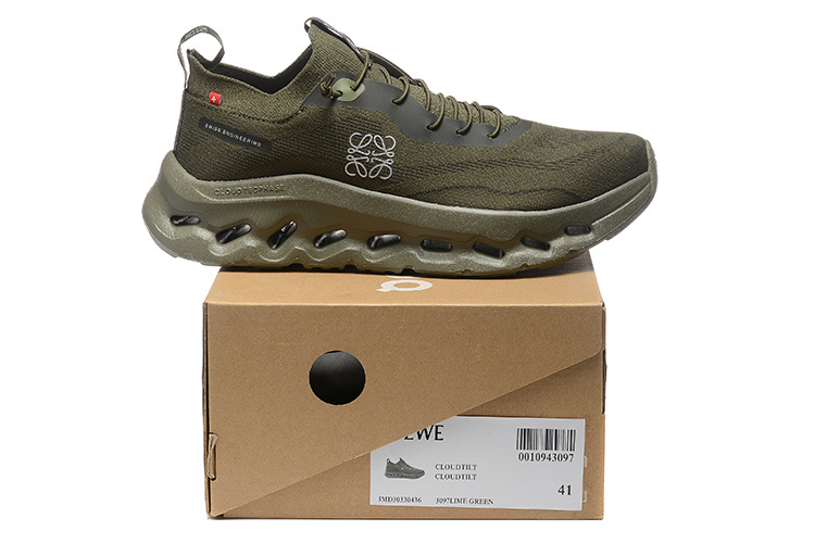 נעלי און קלאוד Cloud ON RUNNING OLIVE – תמונה 4